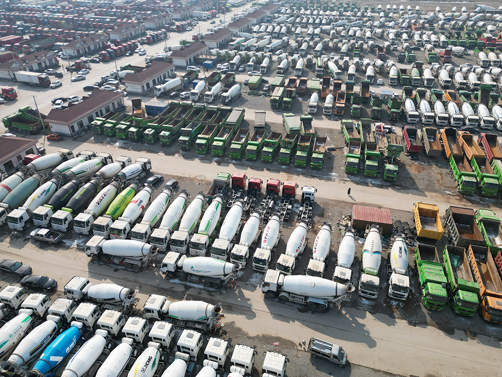 二手混凝土攪拌車實景展示