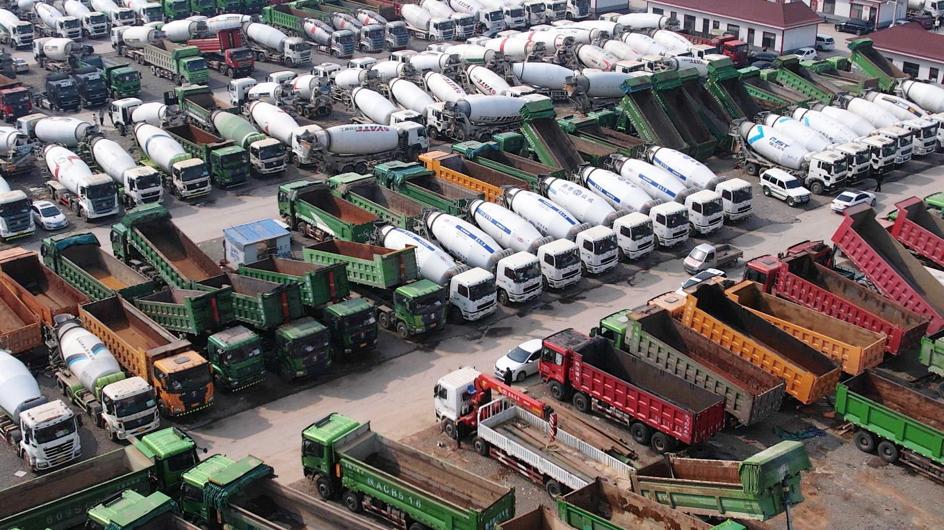 二手混凝土攪拌車實景