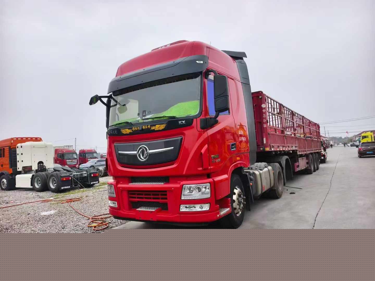 二手東風(fēng)天龍牽引車，二手牽引車市場(chǎng)