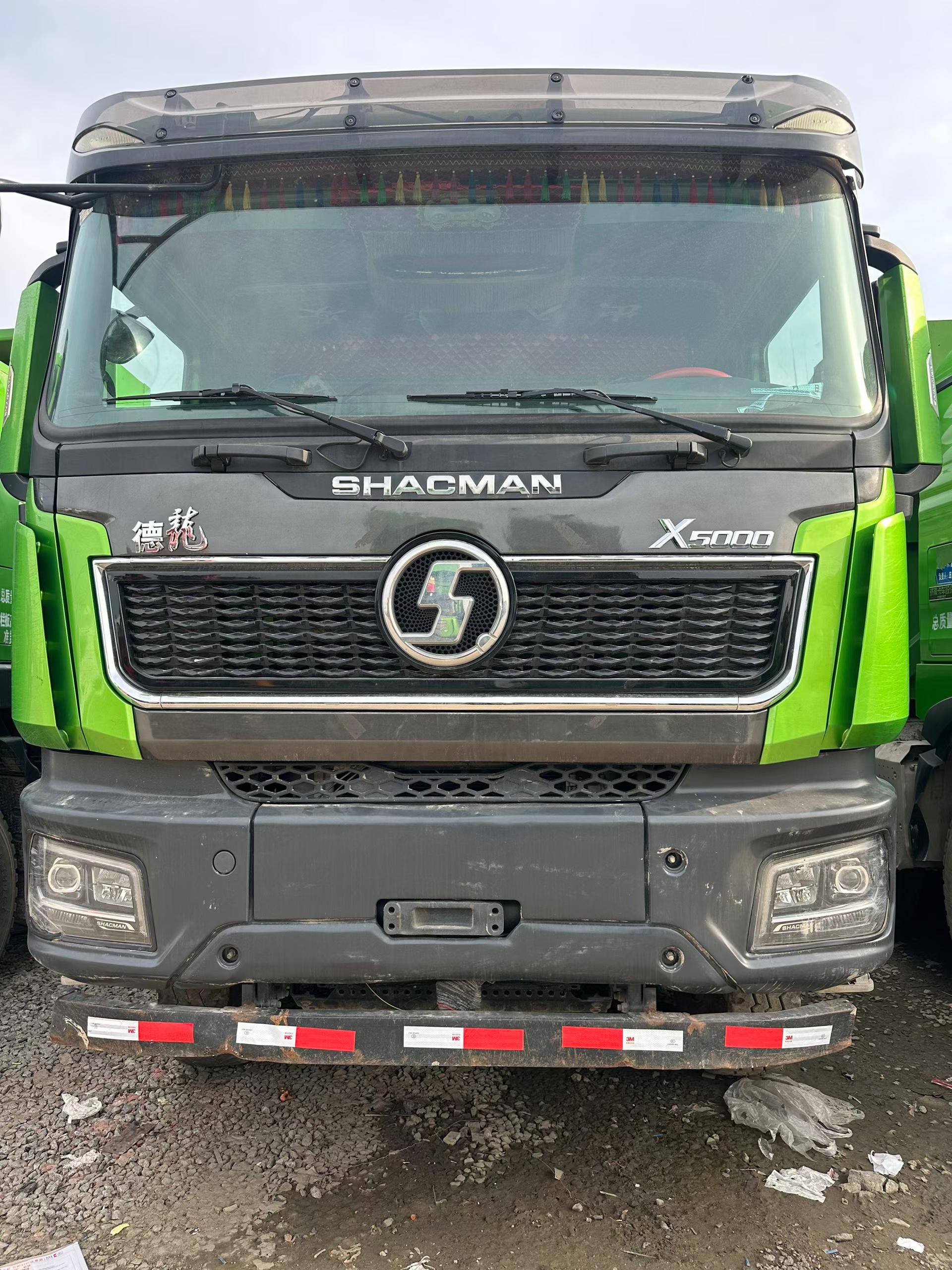 精品二手德龍X5000自卸車出售 23年上戶 濰柴460馬力，支持分期